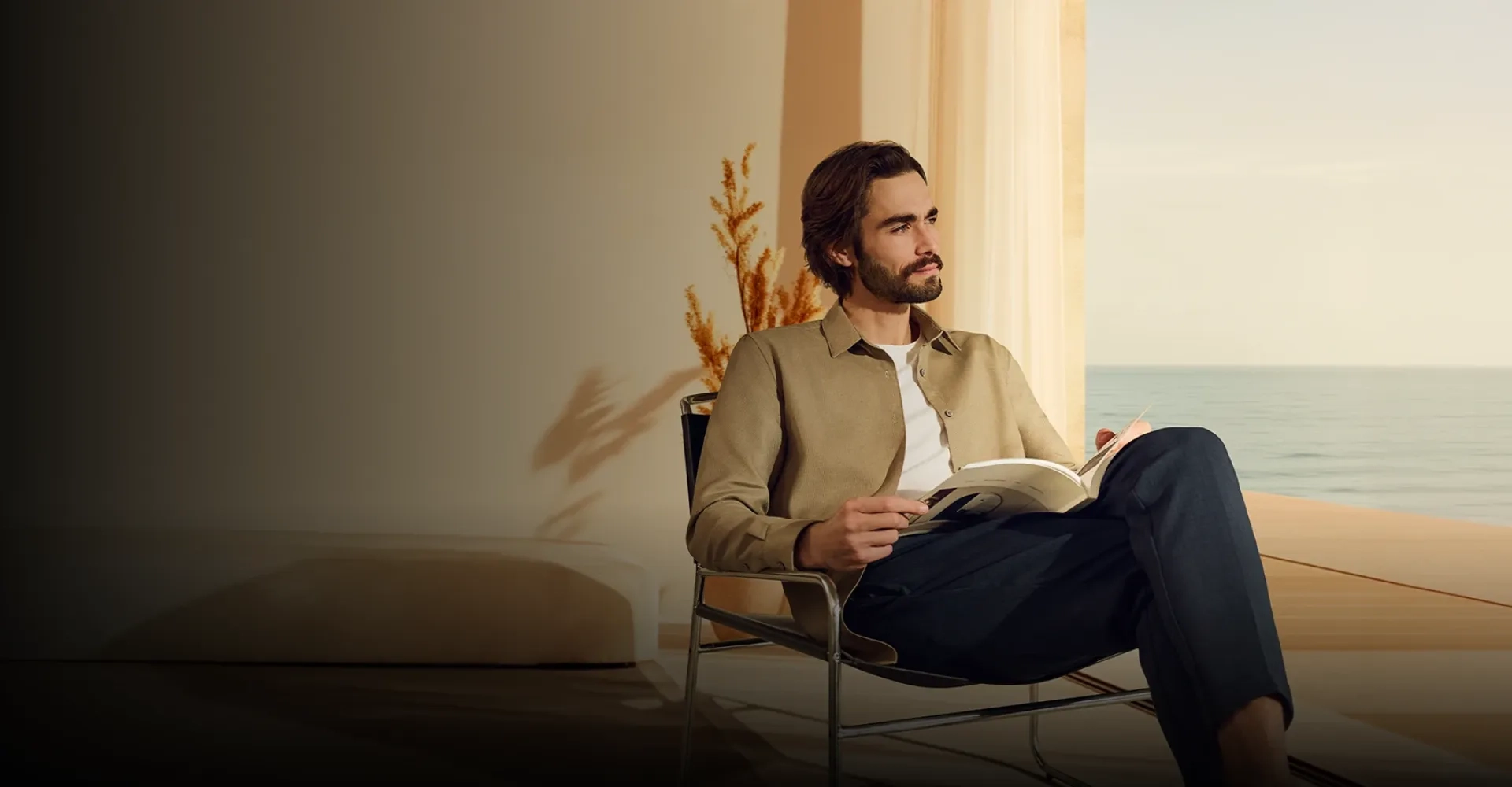 Man sitting